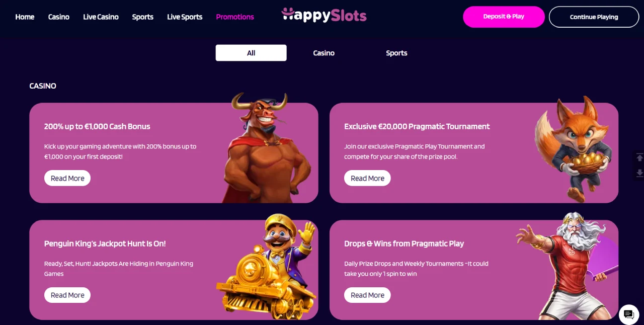 Happy Slots Bonus